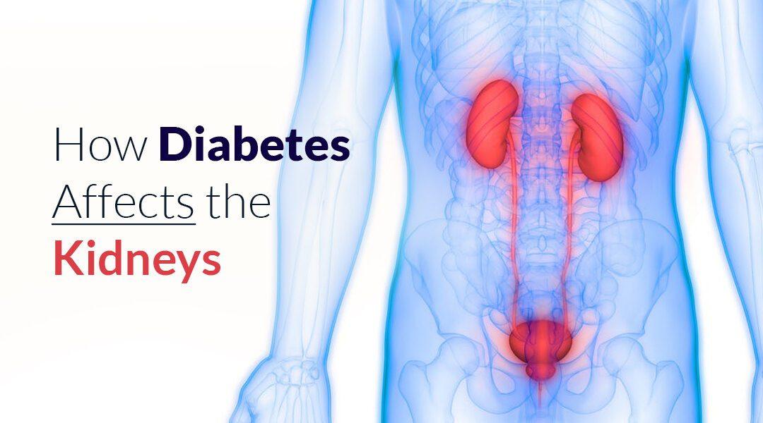 How diabetes affect the kidneys
